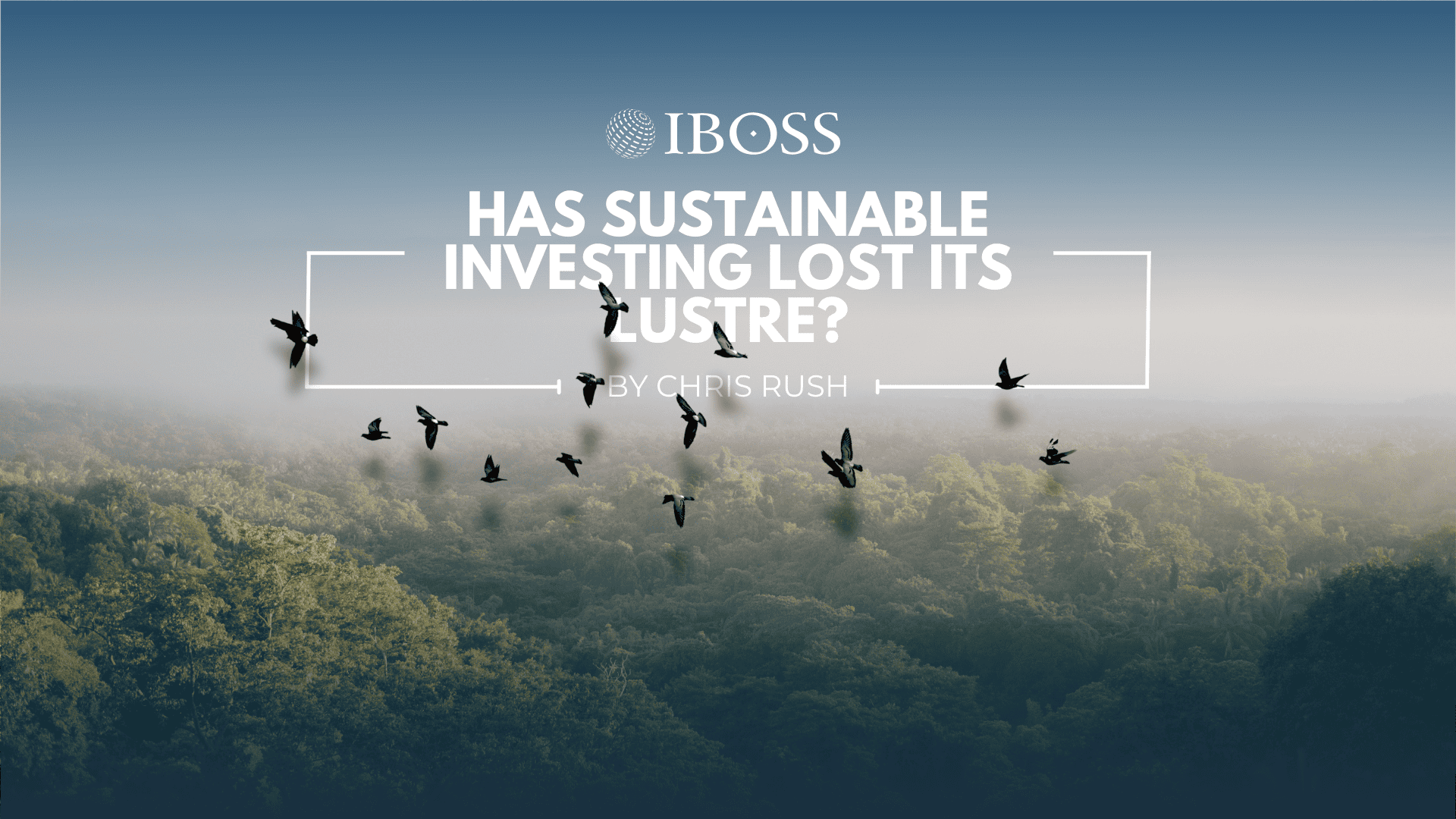 sustainable investing IBOSS 2025